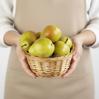 Фруктовая корзина с 8 грушами